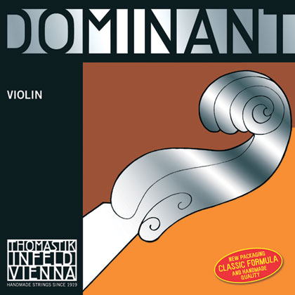 Dominant Violin E. Chrome Steel (ball). 4/4 - Strong*R