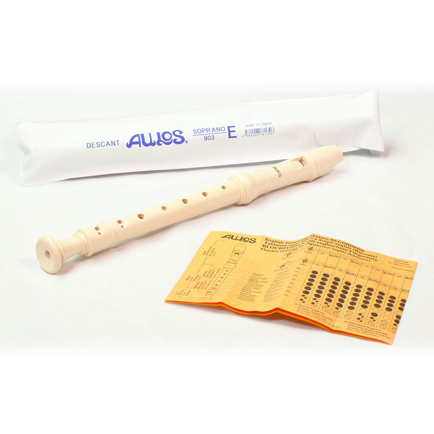 Aulos Recorder Descant 903 Student