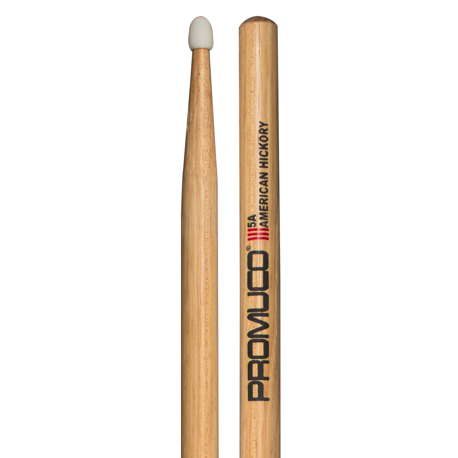 Promuco Drumsticks - Hickory 5A Nylon Tip