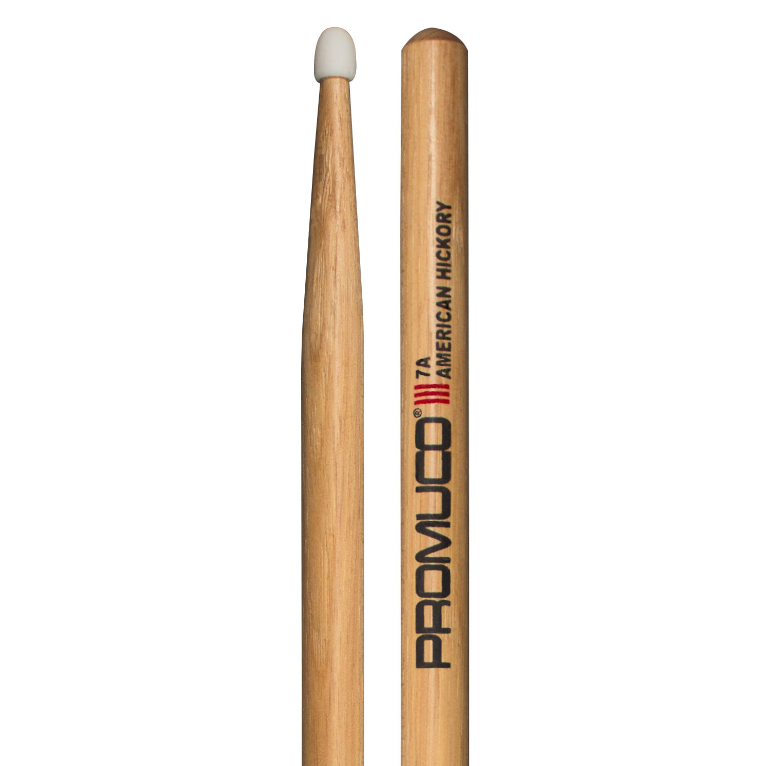 Promuco Drumsticks - Hickory 7A Nylon Tip