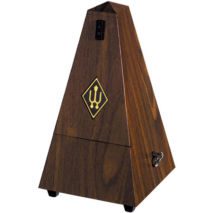 Wittner Metronome. Plastic. Walnut Colour. With Bell