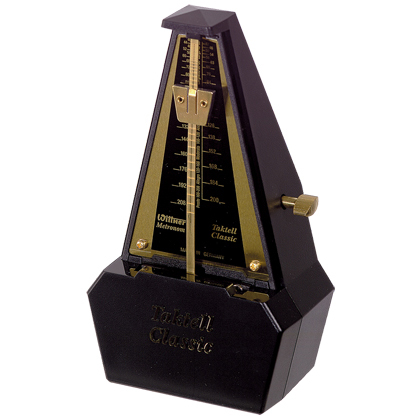 Wittner Metronome. Taktell Classic. Black/Gold