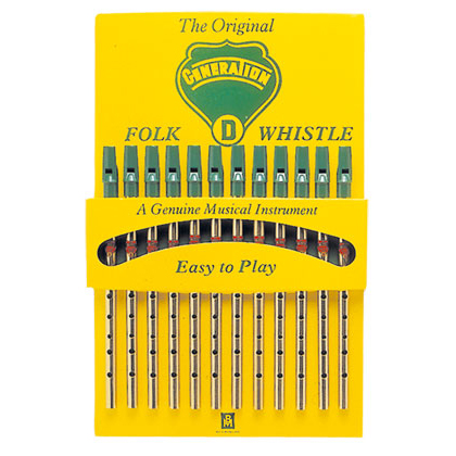 Flageolet Counter Display Card with 12 D Whistles