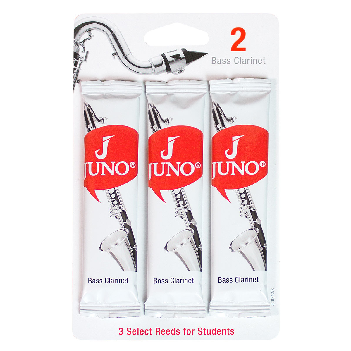 Juno Reeds Clarinet Bass 3 Juno (3 PK)