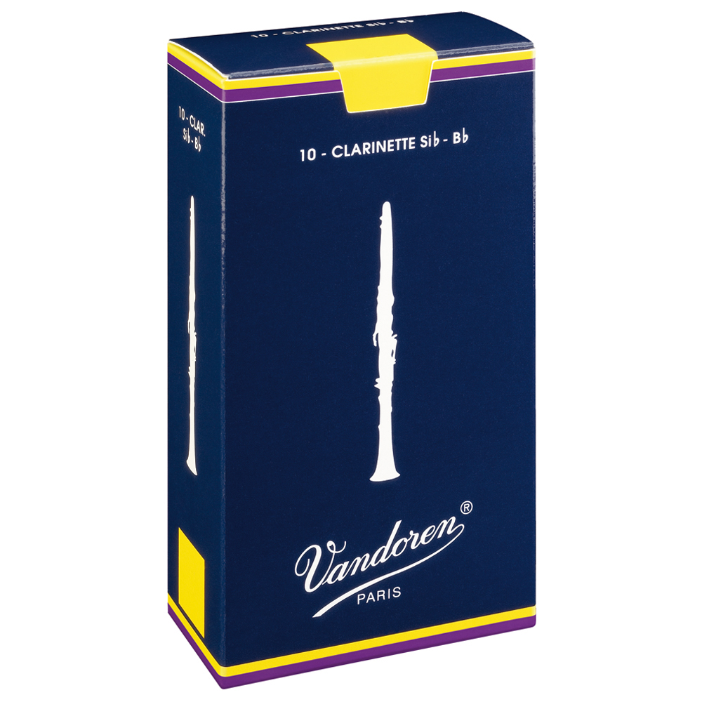 Vandoren Reeds Clarinet Bb 1 Traditional  (10 BOX)