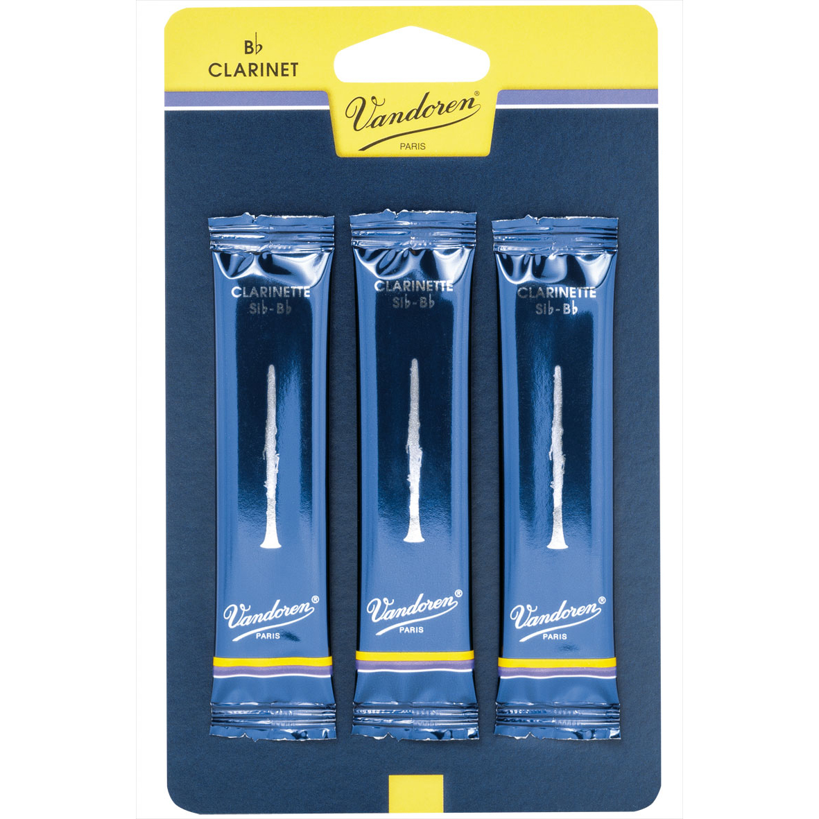 Vandoren Reeds Clarinet Bb 1.5 Traditional (3 Pack)