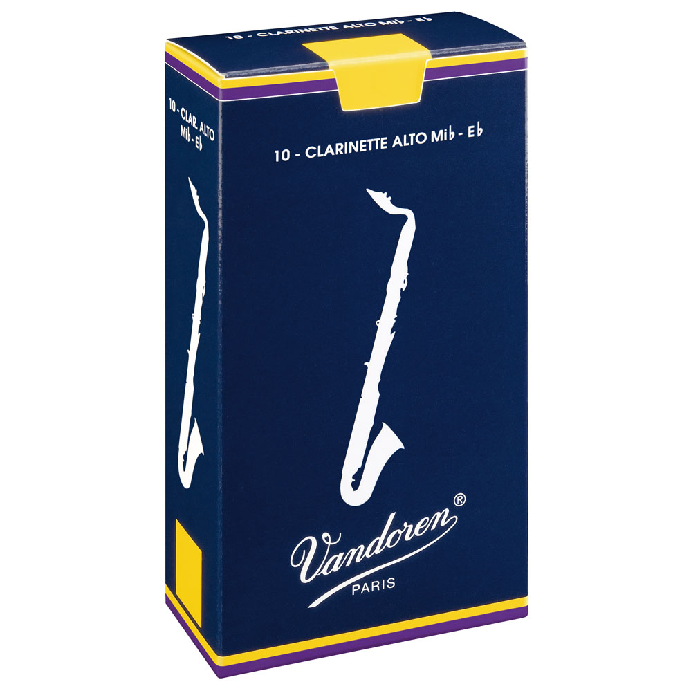 Vandoren Reeds Alto Clarinet 1 Traditional (10 BOX)