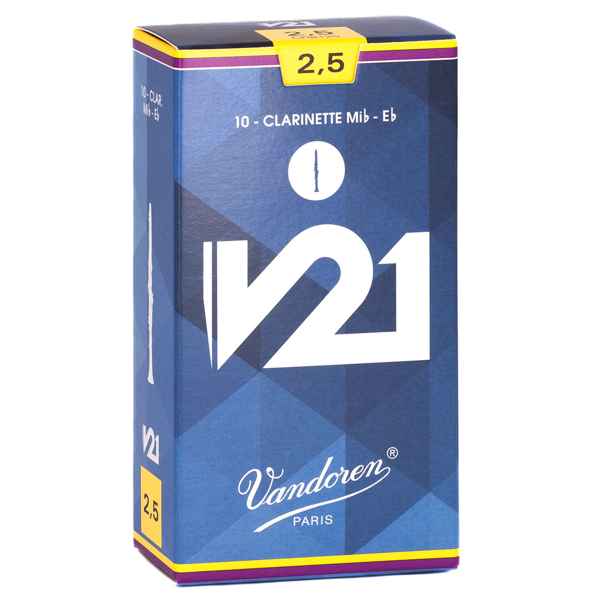 Vandoren Reeds Clarinet Eb 2.5 V21 (10 BOX)