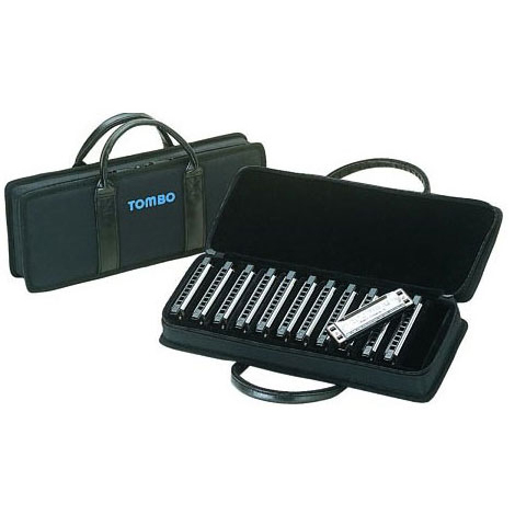 Tombo Harmonica Case 10 Hole (Holds 12pcs)