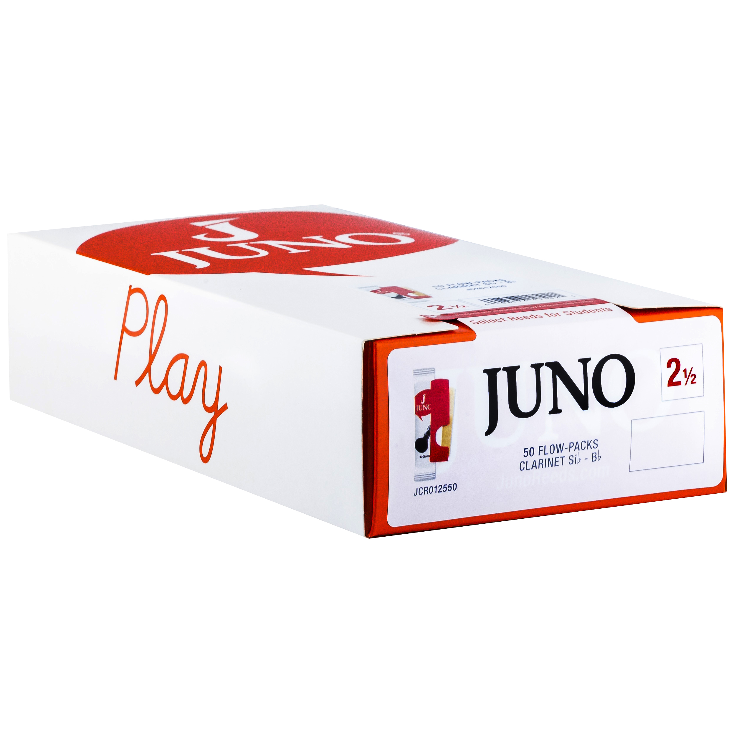 Juno Reeds Clarinet Bb 2.5 Juno (50 Box)