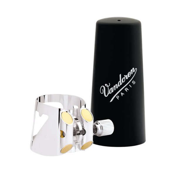 Vandoren Ligature & Cap Clarinet Eb Silver+Plastic