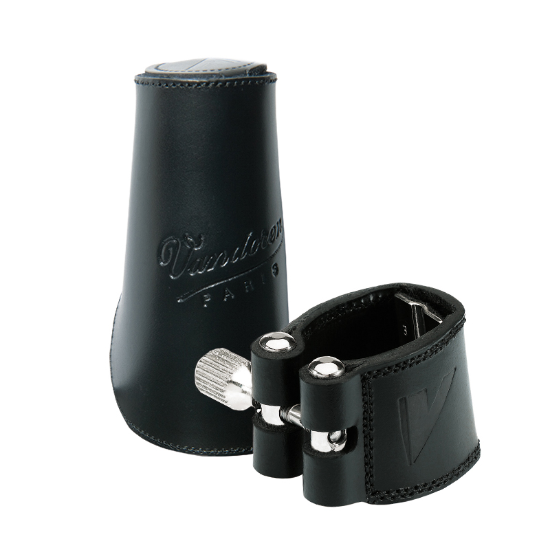 Vandoren Ligature & Cap Clarinet Bb. Leather+Leather