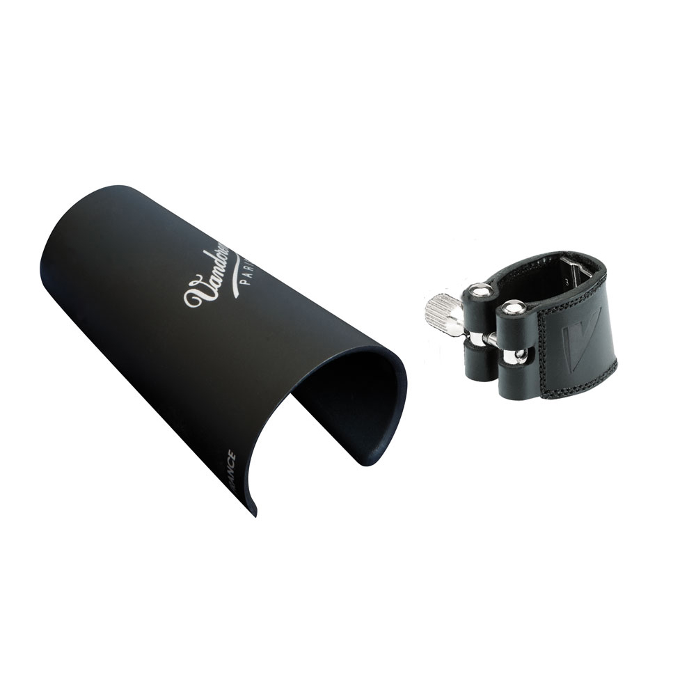 Vandoren Ligature & Cap Clarinet Bb. Leather+Plastic