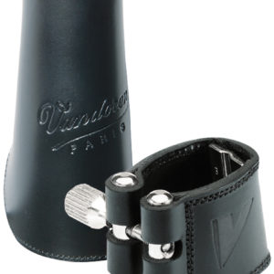 Vandoren Ligature & Cap Alto Clarinet. Leather+Leather