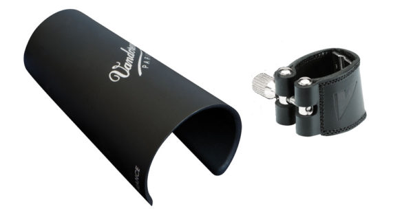 Vandoren Ligature & Cap Alto Clarinet. Leather+Plastic