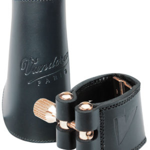 Vandoren Ligature & Cap Soprano Sax. Leather+Leather