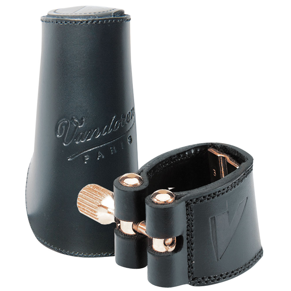 Vandoren Ligature & Cap Tenor Sax. Leather+Leather