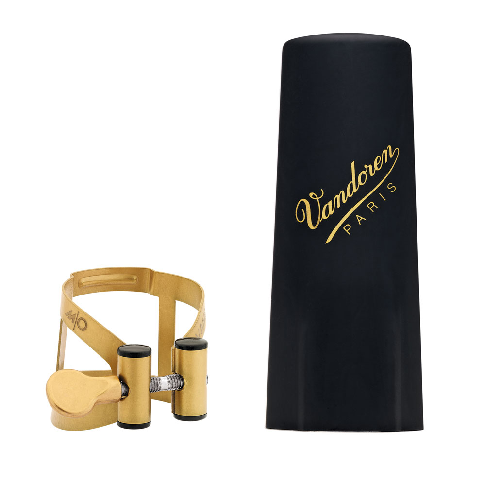 Vandoren Ligature & Cap Tenor Sax Aged Gold M/O+Plastic