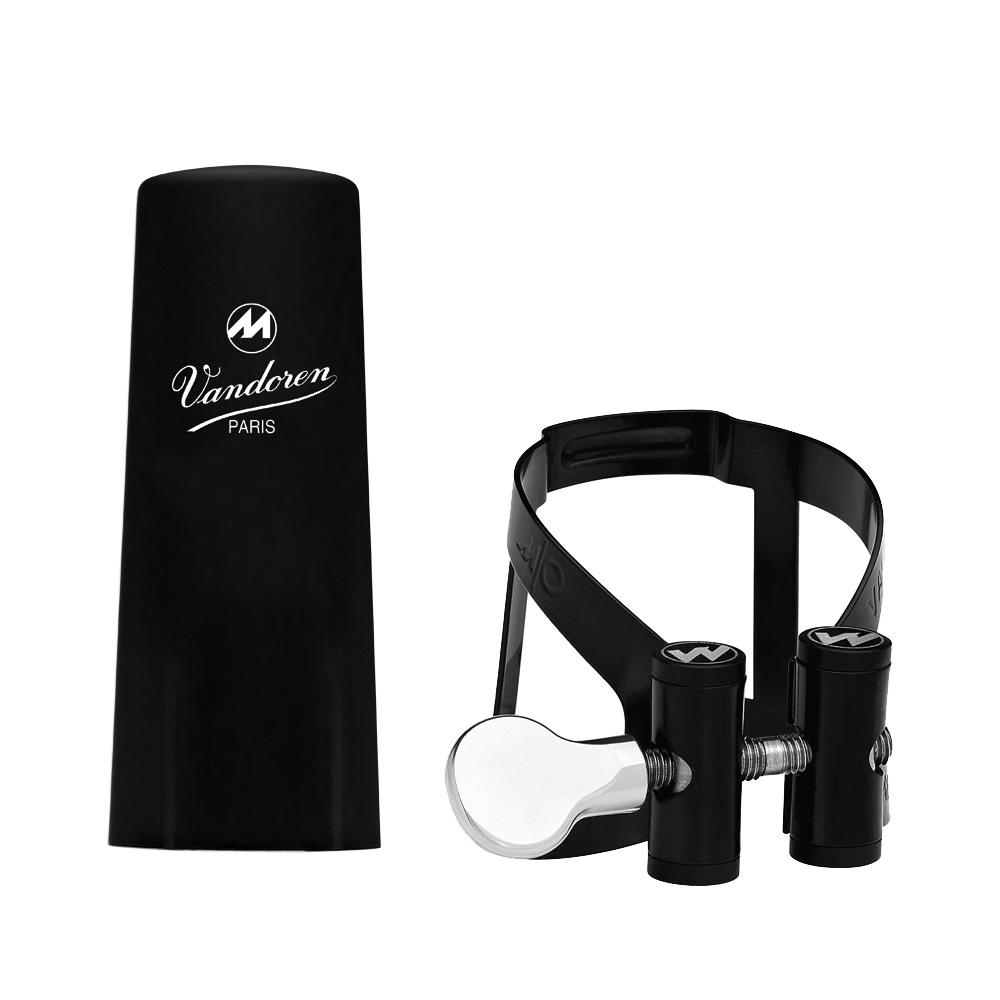 Vandoren Ligature & Cap Clarinet Bb Black Masters