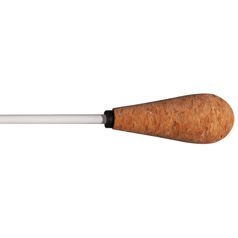 Montford Baton 12" White Lacquer Cork Pear