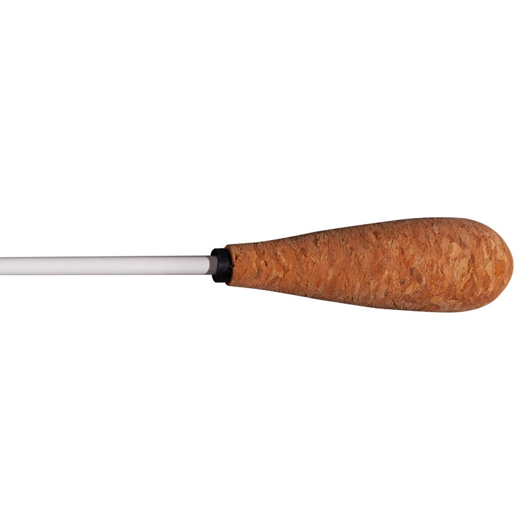 Montford Baton 16" White Lacquer Cork Taper