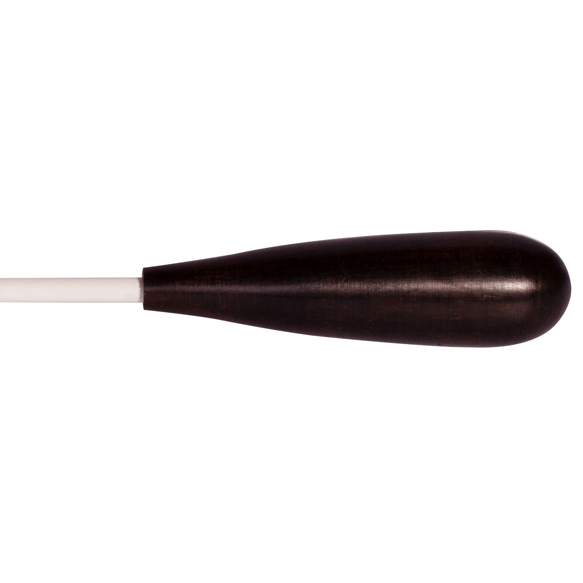 Montford Baton 14" White Lacquer Ebony Taper