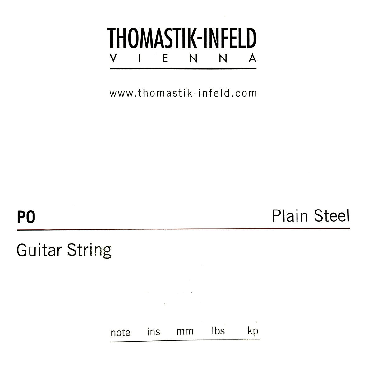Thomastik Plain String 0.008 Brass Plated