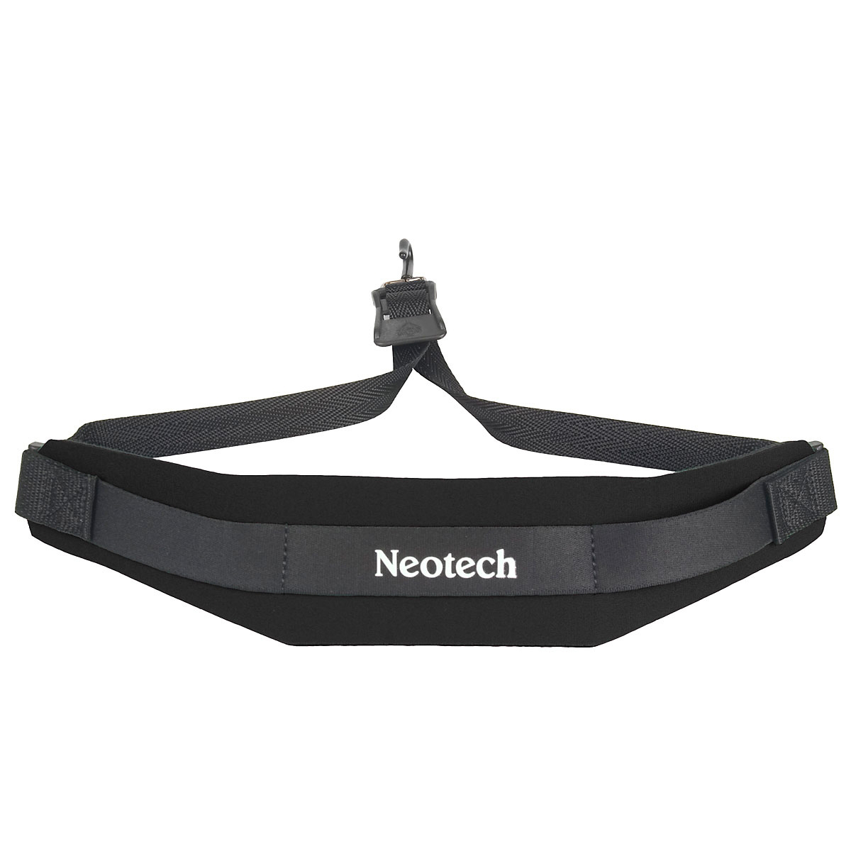 Neotech Soft Sax Strap Black X-Long - Metal Hook