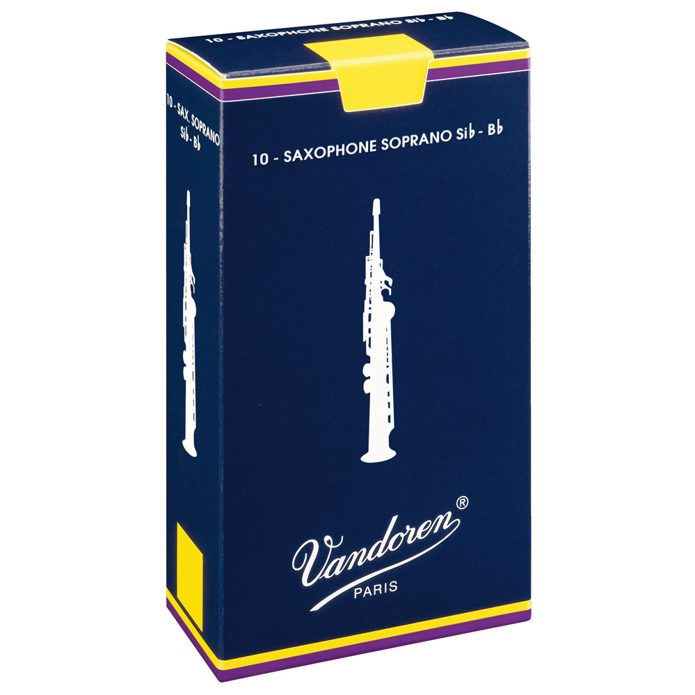 Vandoren Reeds Soprano Sax 1 Traditional (10 BOX)