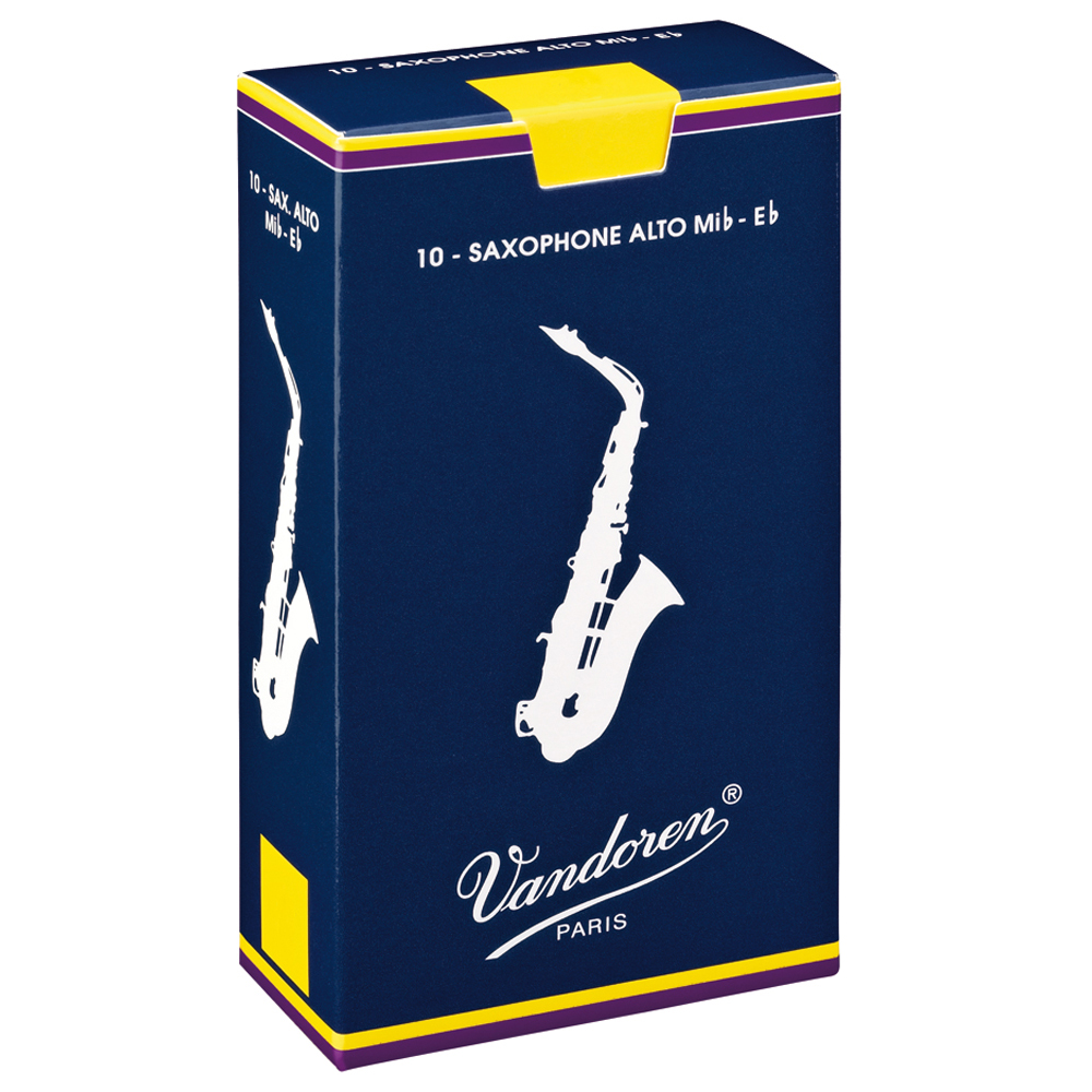 Vandoren Reeds Alto Sax 1 Traditional (10 BOX)