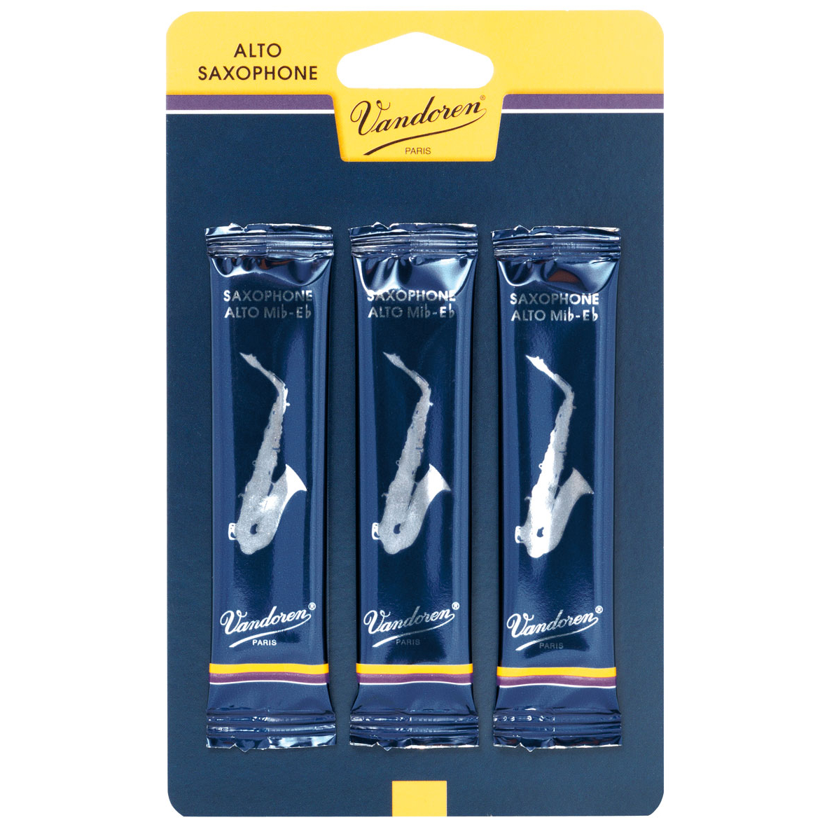 Vandoren Reeds Alto Sax 2.5 Traditional (3 Pack)