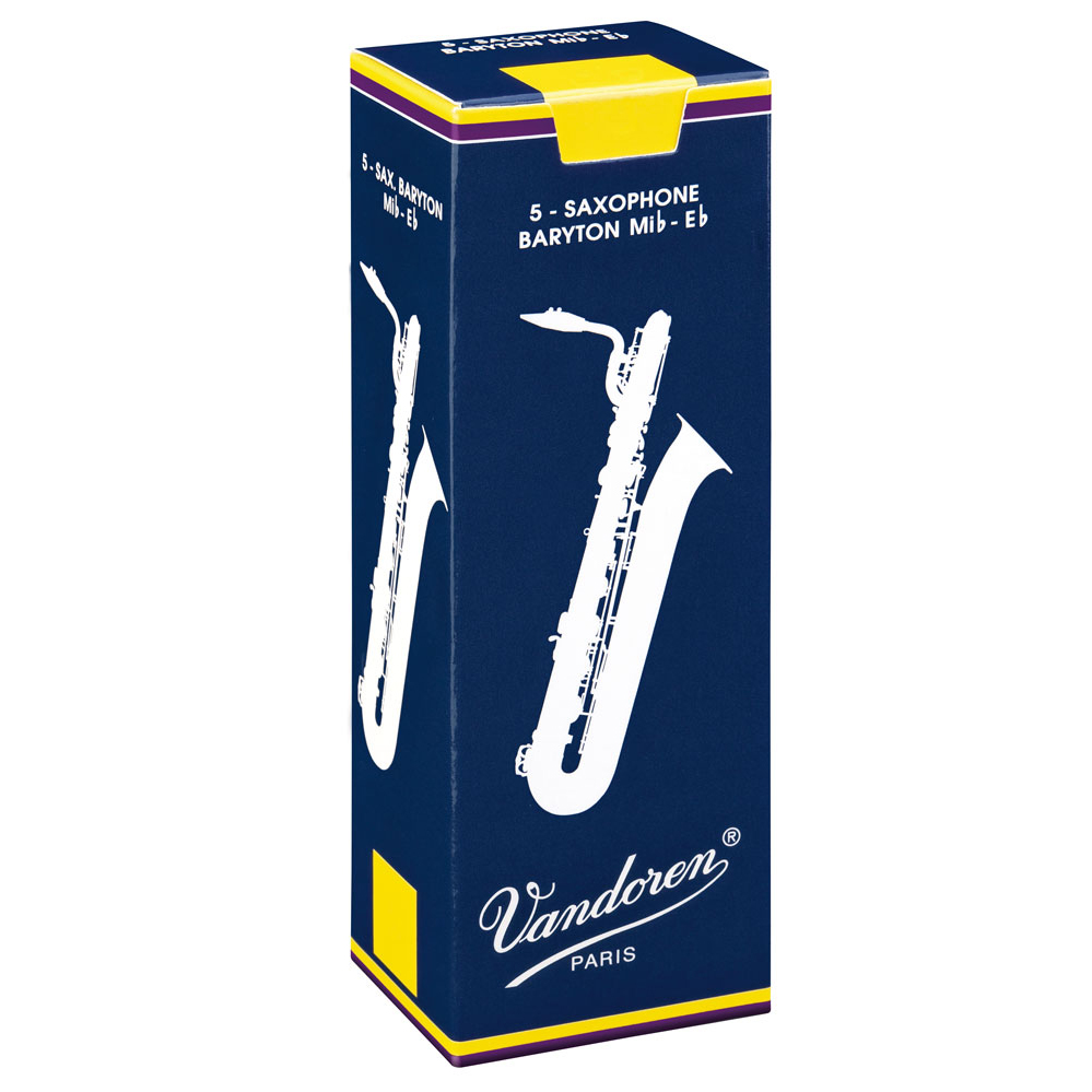 Vandoren Reeds Baritone Sax 2.5 Traditional (5 BOX)