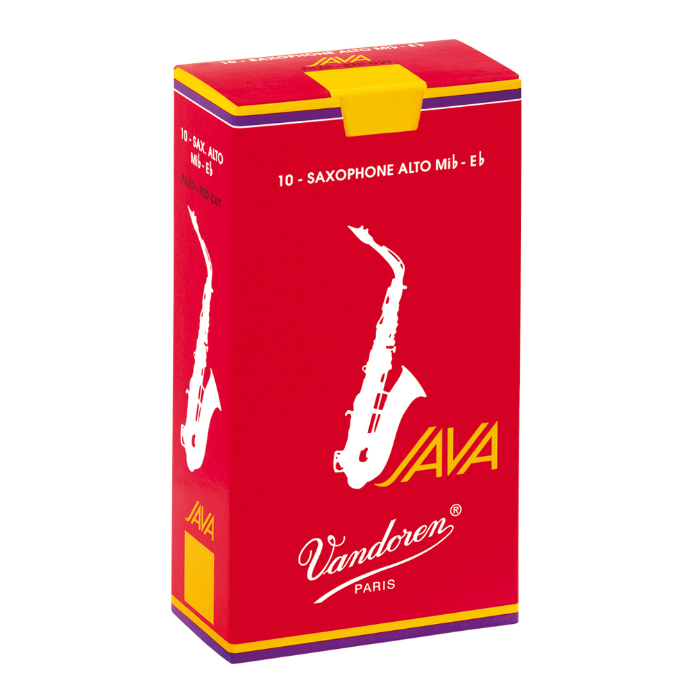 Vandoren Reeds Alto Sax 1.5 Java Red (10 BOX)