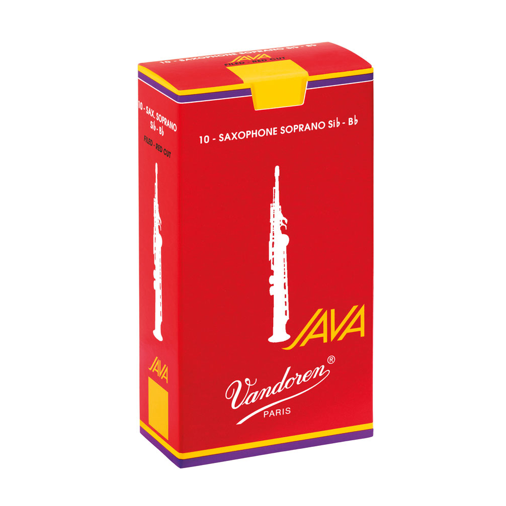 Vandoren Reeds Soprano Sax 2.5 Java Red (10 BOX)