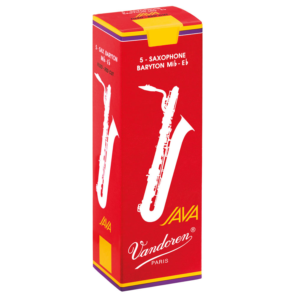 Vandoren Reeds Baritone Sax 2.5 Java Red (5 BOX)