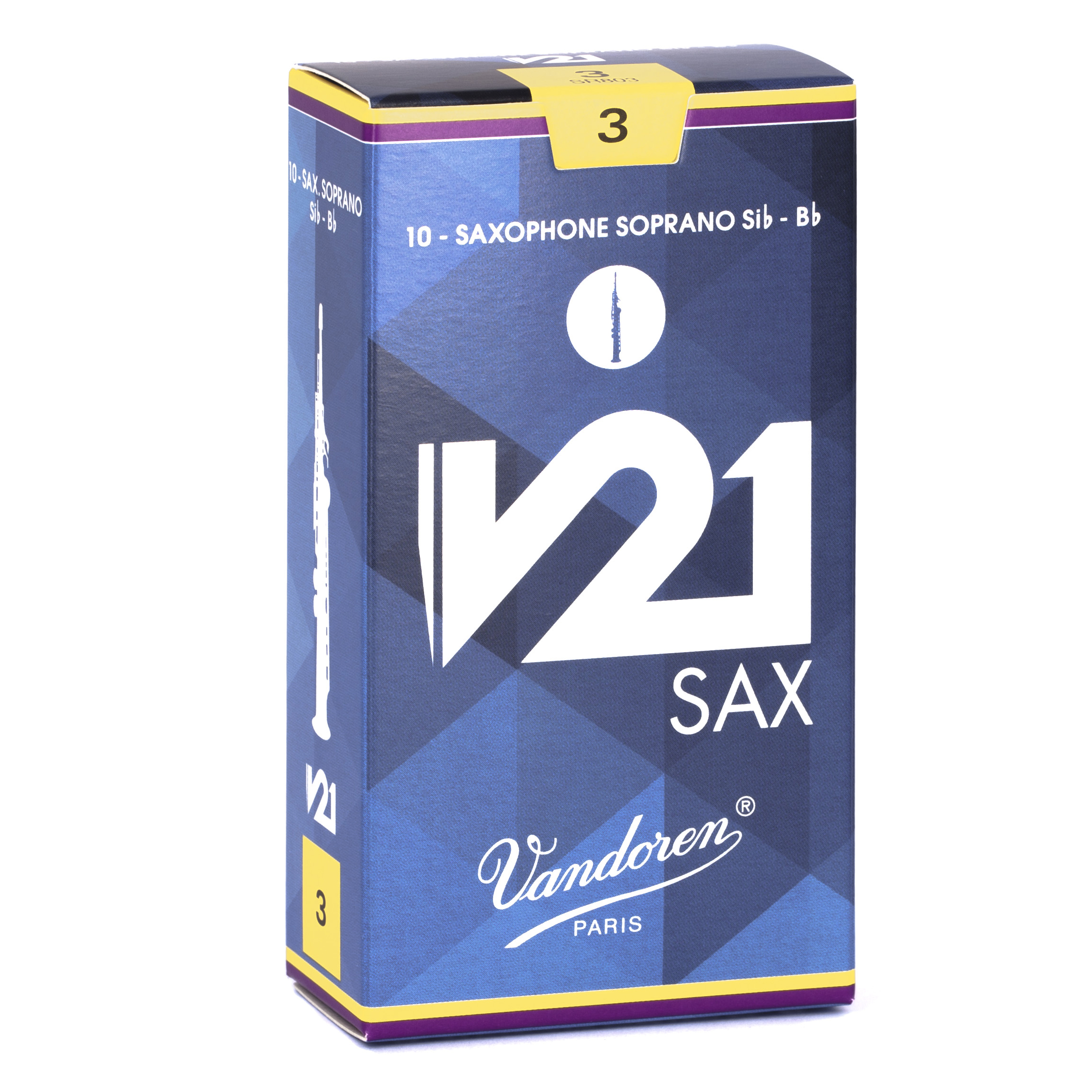 Vandoren Reeds Soprano Saxophone 3 V21 (10 BOX)