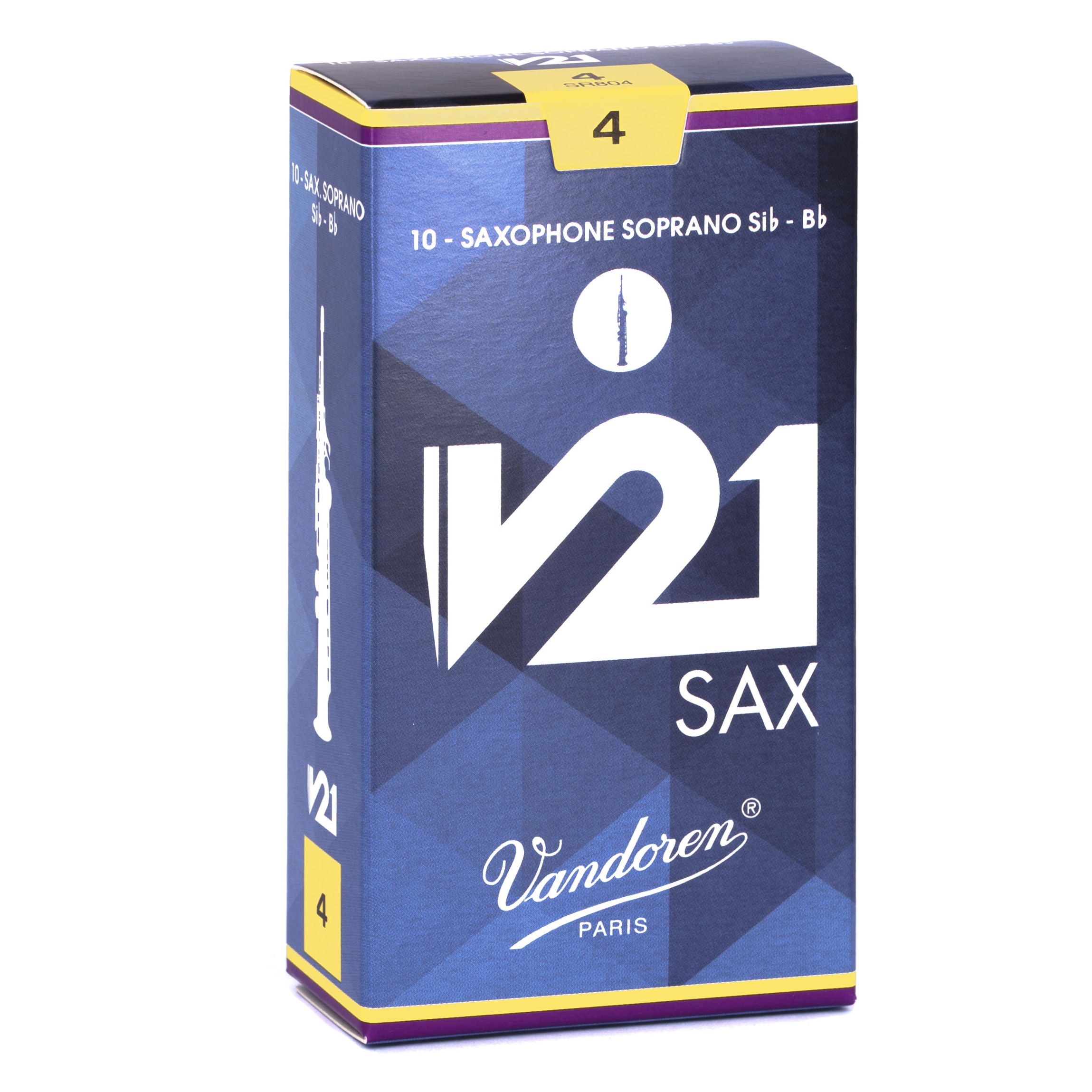 Vandoren Reeds Soprano Saxophone 4 V21 (10 BOX)