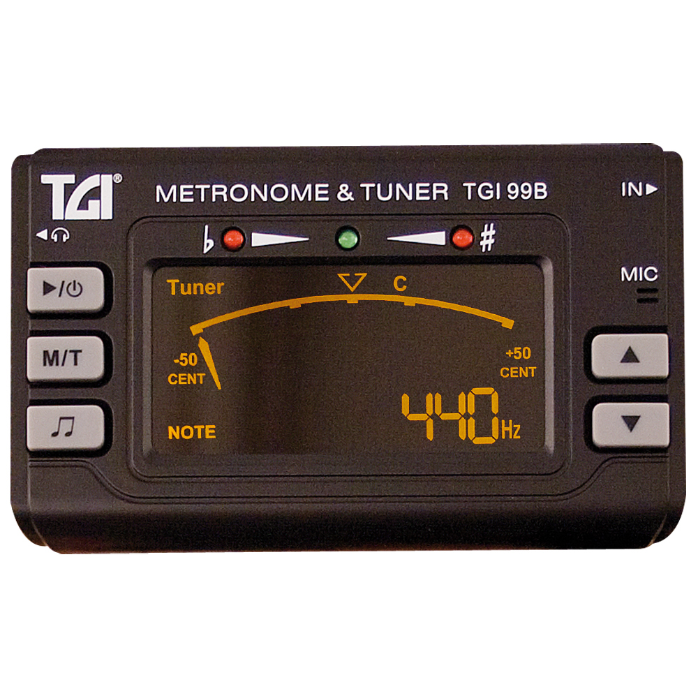 TGI Tuner Chromatic Tuner/Metronome with Clip On Mic.