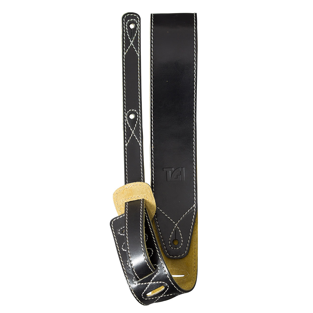 TGI Strap Black Leather with Suede Back
