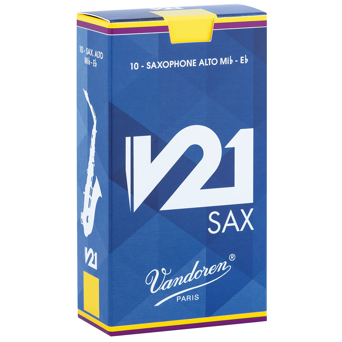 Vandoren Reeds Alto Saxophone 2.5 V21 (50 BOX)