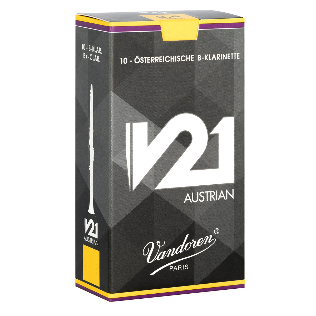 Vandoren Reeds Clarinet Bb 3 V21 Austrian (10 BOX)