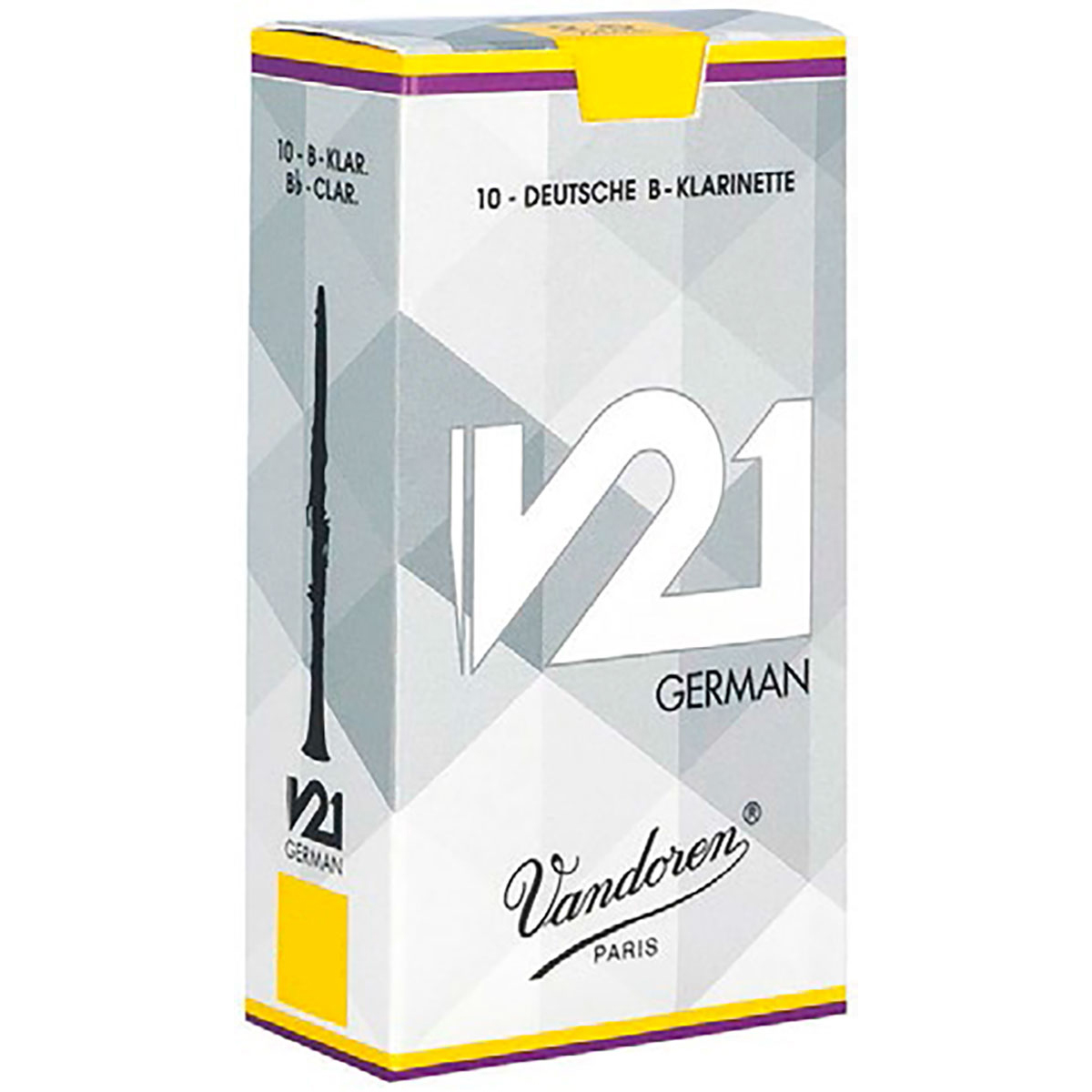 Vandoren Reeds Clarinet Bb 4 V21 German (10 BOX)