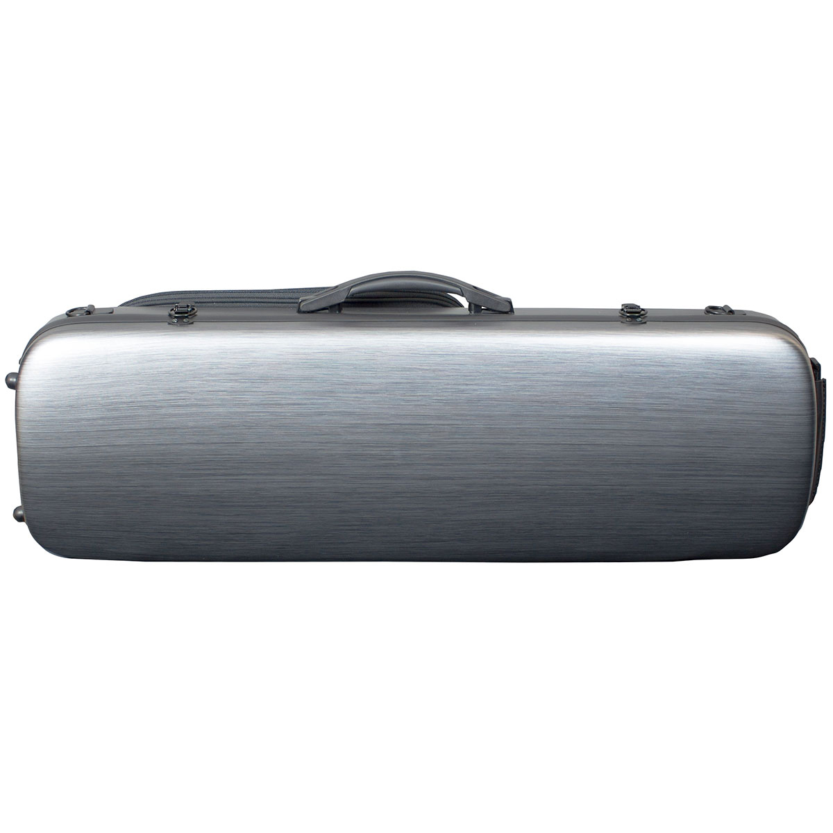 Hidersine Case Polycarbonate Violin Oblong Brushed Silver