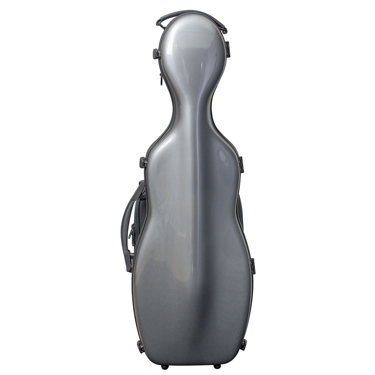 Hidersine Case Polycarbonate Violin Gourd Carbon Fibre Effect