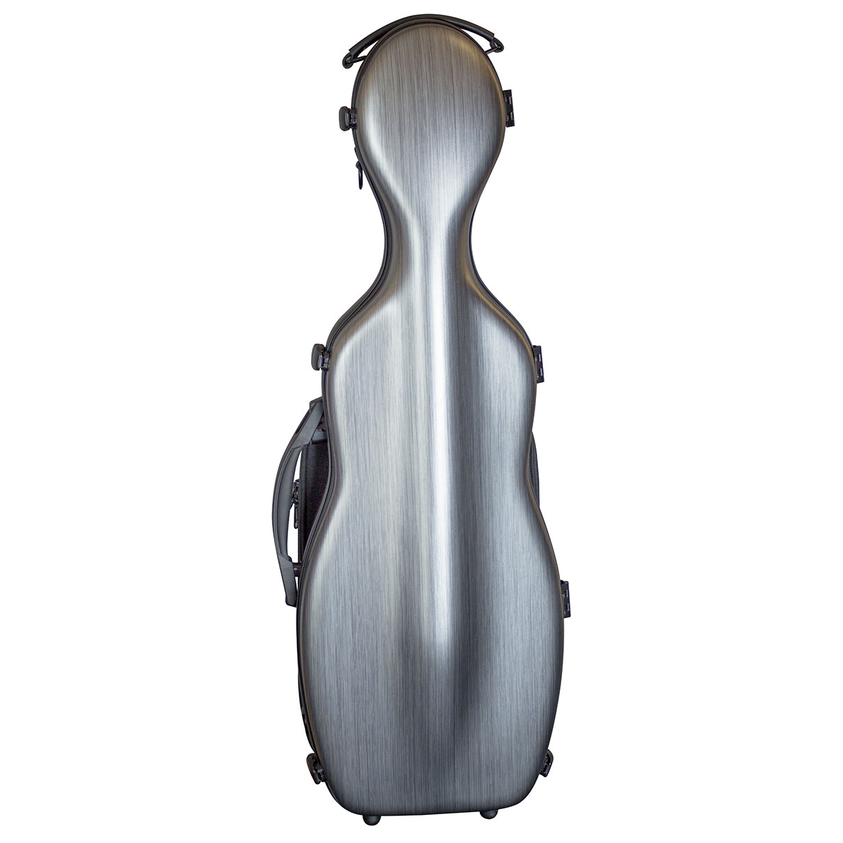 Hidersine Case Polycarbonate Violin Gourd Brushed Silver