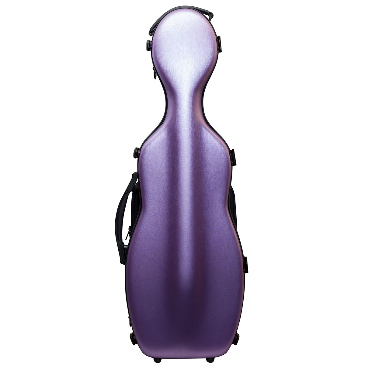 Hidersine Case Polycarbonate Violin Gourd Brushed Purple