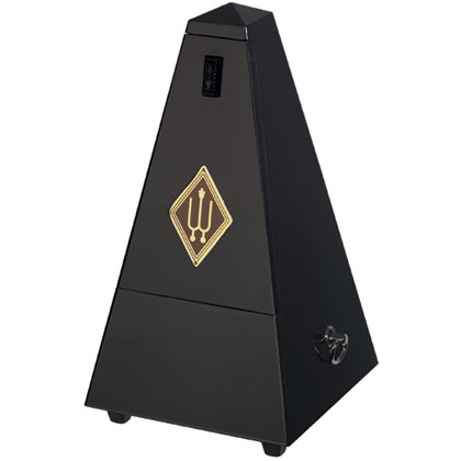 Wittner Metronome. Wooden. Black Highly Polished.